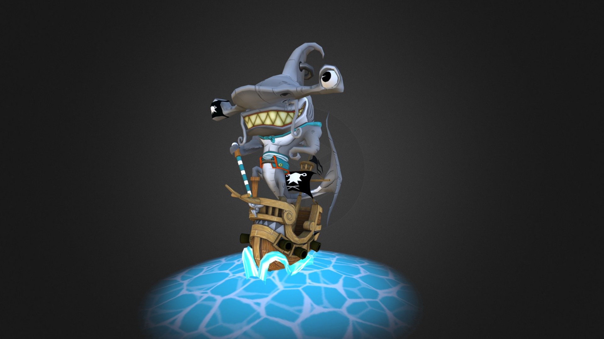 Concept by xa-xa-xa
http://xa-xa-xa.deviantart.com/art/Pirate-Squale-137247491

http://jamesmarshall3d.com - Shark Pirate - 3D model by JimmyMarshall 3d model