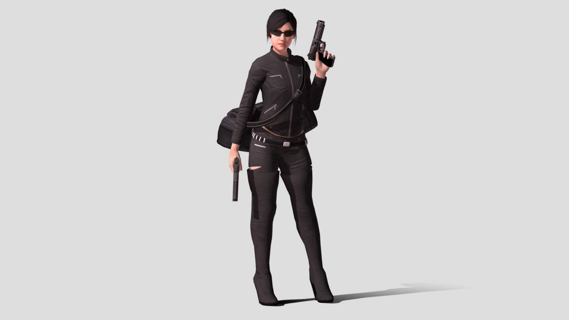 Assistant - Leather Heist Outfit - Download Free 3D model by rexxgta1993 3d model