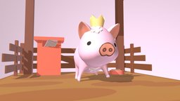 Mini Piggy pig, farm, noai