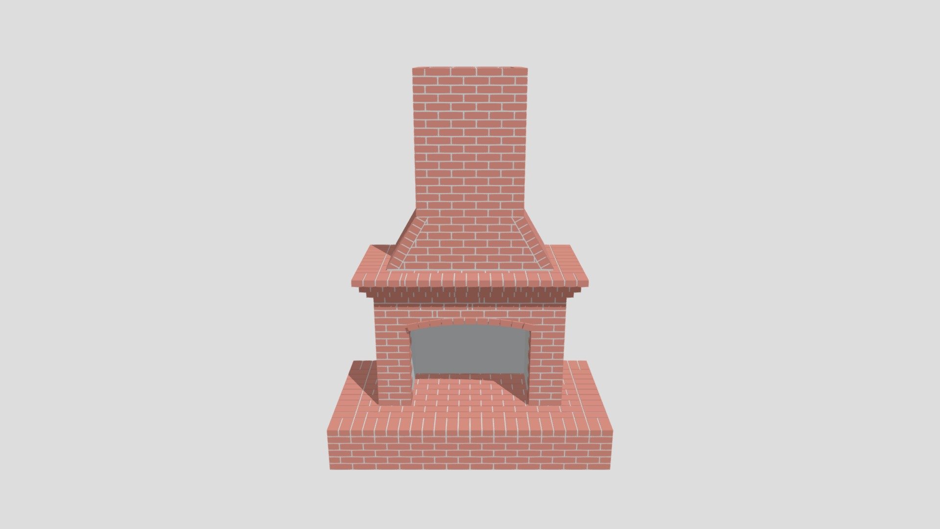 Arch Vis project for an outdoor Chimney - Chimney 12 21 20 - 3D model by hannahlawler 3d model