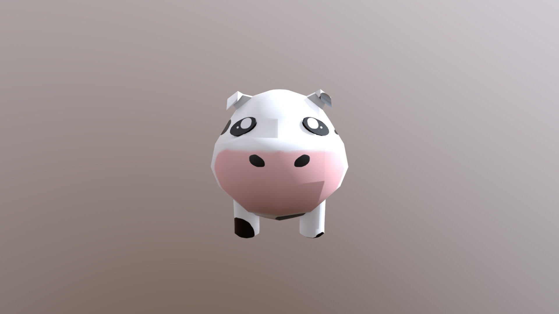 Cartoon cow - Download Free 3D model by Laura.Clarke 3d model