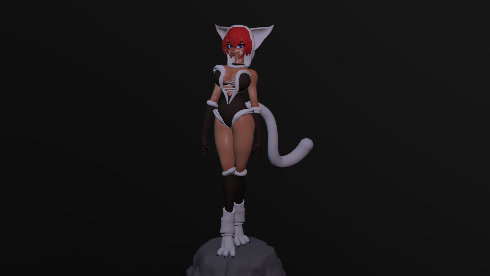 Yet another remake of this particular character&hellip;

Based off of Heroes of Order and Chaos, a defunct mobile MOBA&hellip;

Seeing the progress from when I first sculpted her versus now makes me a little motivated :) - Akartu vr sculpt remake 2 - 3D model by capybara (@gragax) 3d model