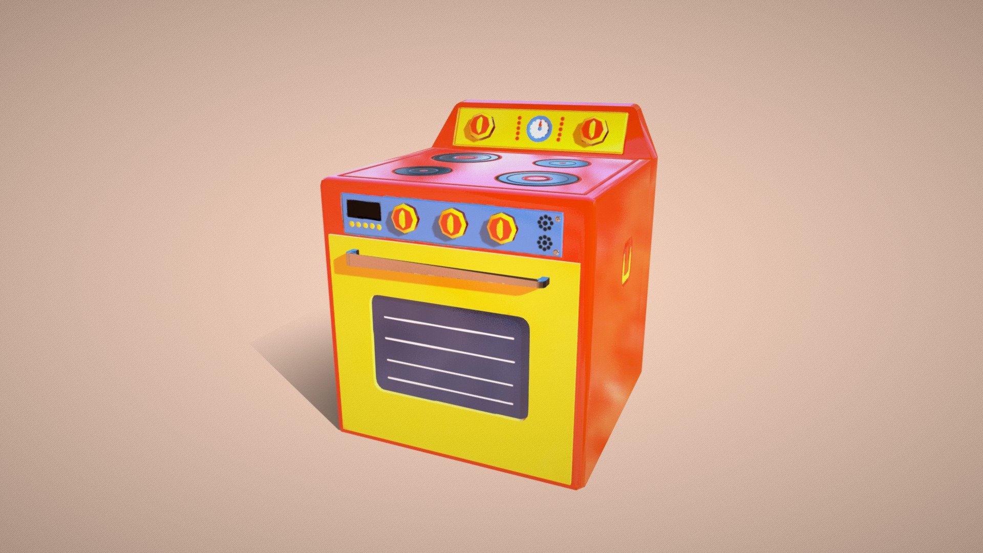 A cute kitchen oven to continue my collection of kitchen furniture !

Still made witch Maya and substance painter 3d model