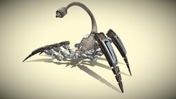 Mecha Spider Scorpion insect, toon, spider, scorpion, bug, mechanical, widow, tech, robotic, cosmic, mecha, cyborg, metal, android, iron, eevee, science-fiction, robot-model, substance, character, sci-fi, futuristic, creature, animation, cycles, anime, robot, black, rigged