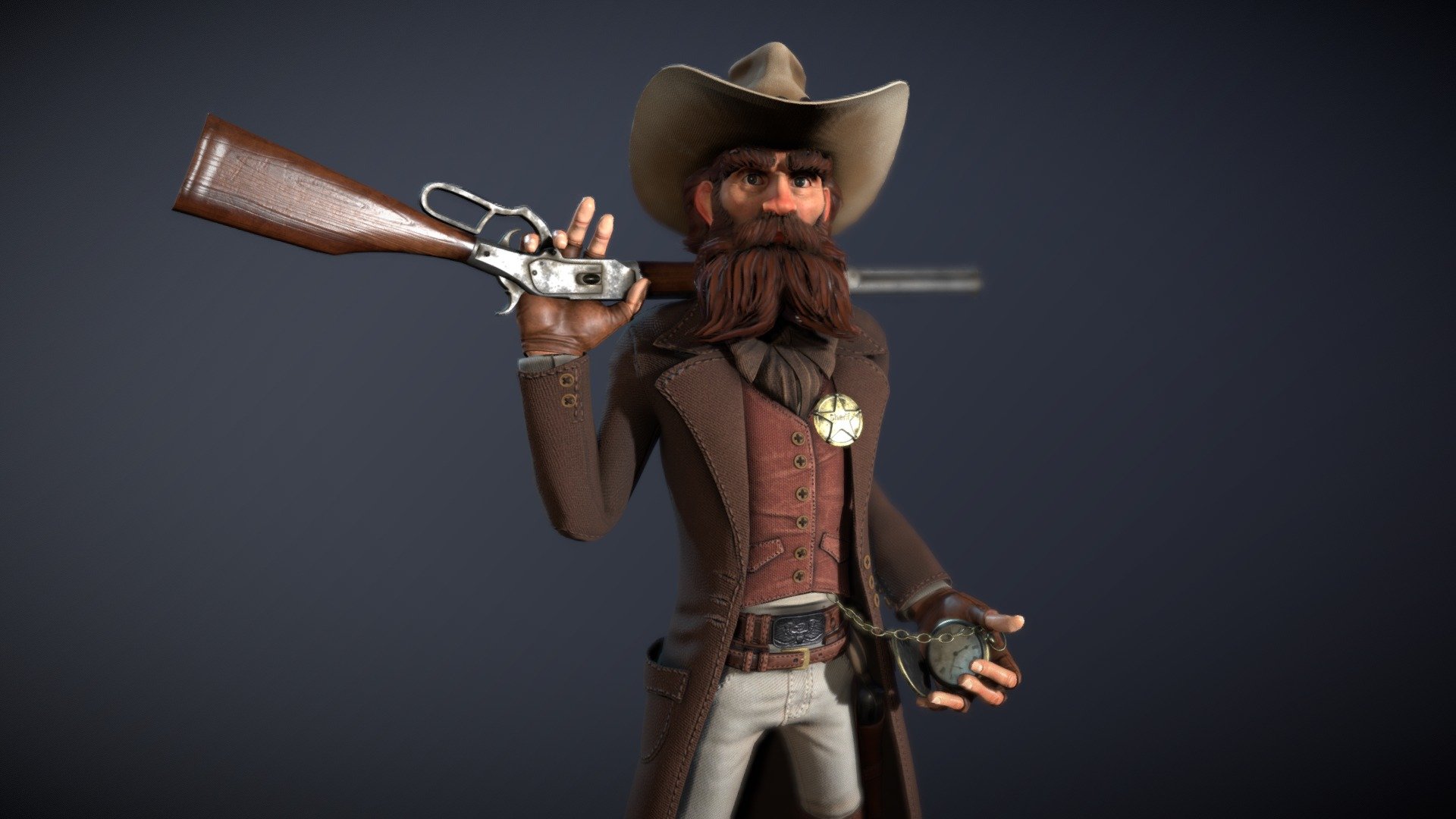 this a model i am doing for a Artstation contest, Game Character Art (real-time) i hope you like it and give me support here is the link 
https://www.artstation.com/contests/wild-west/challenges/43/submissions/27516 - Lowman - 3D model by alitocarioca 3d model