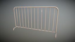 Low Poly Street Fence