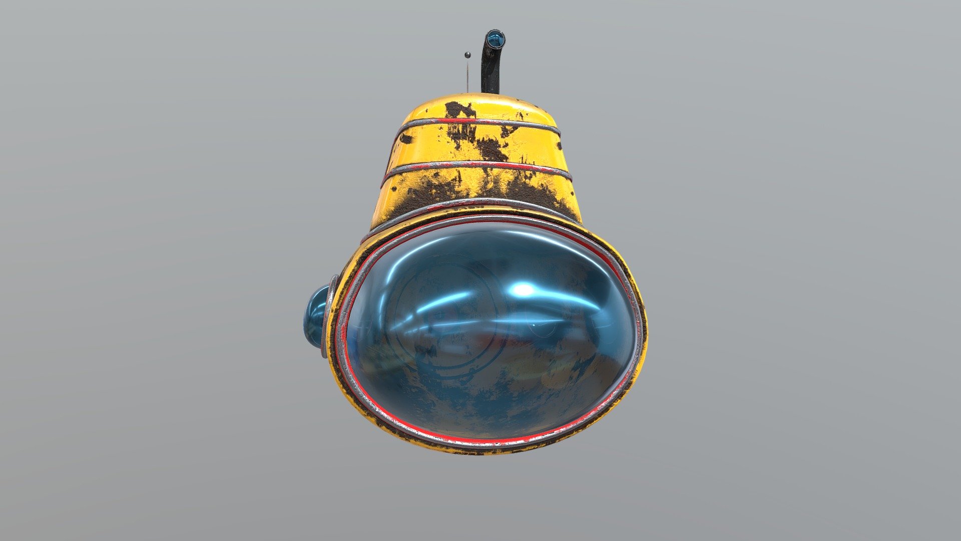 Gelbes U-Boot – Yellow Submarine - 3D model by r23 3d model