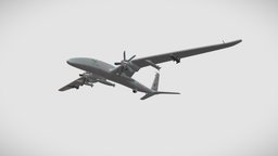 Bayraktar Akıncı UCAV drone, millitary, aircraft, ucav, iha, weapon, blender, plane, 3dmodel, war, siha, bayraktar, tiha, baykar