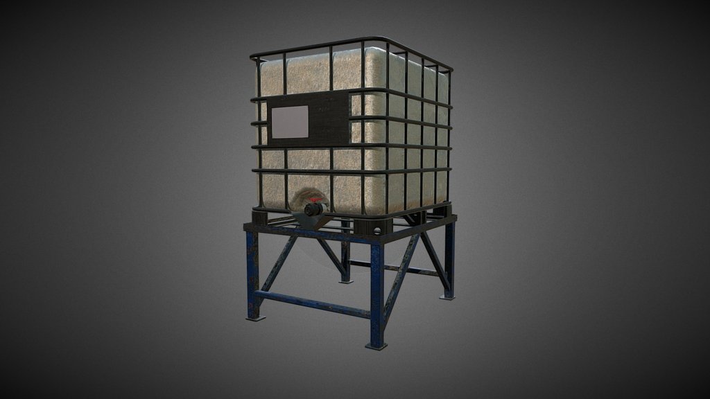 Published by 3ds Max - Water Tank - Download Free 3D model by Francesco Coldesina (@topfrank2013) 3d model