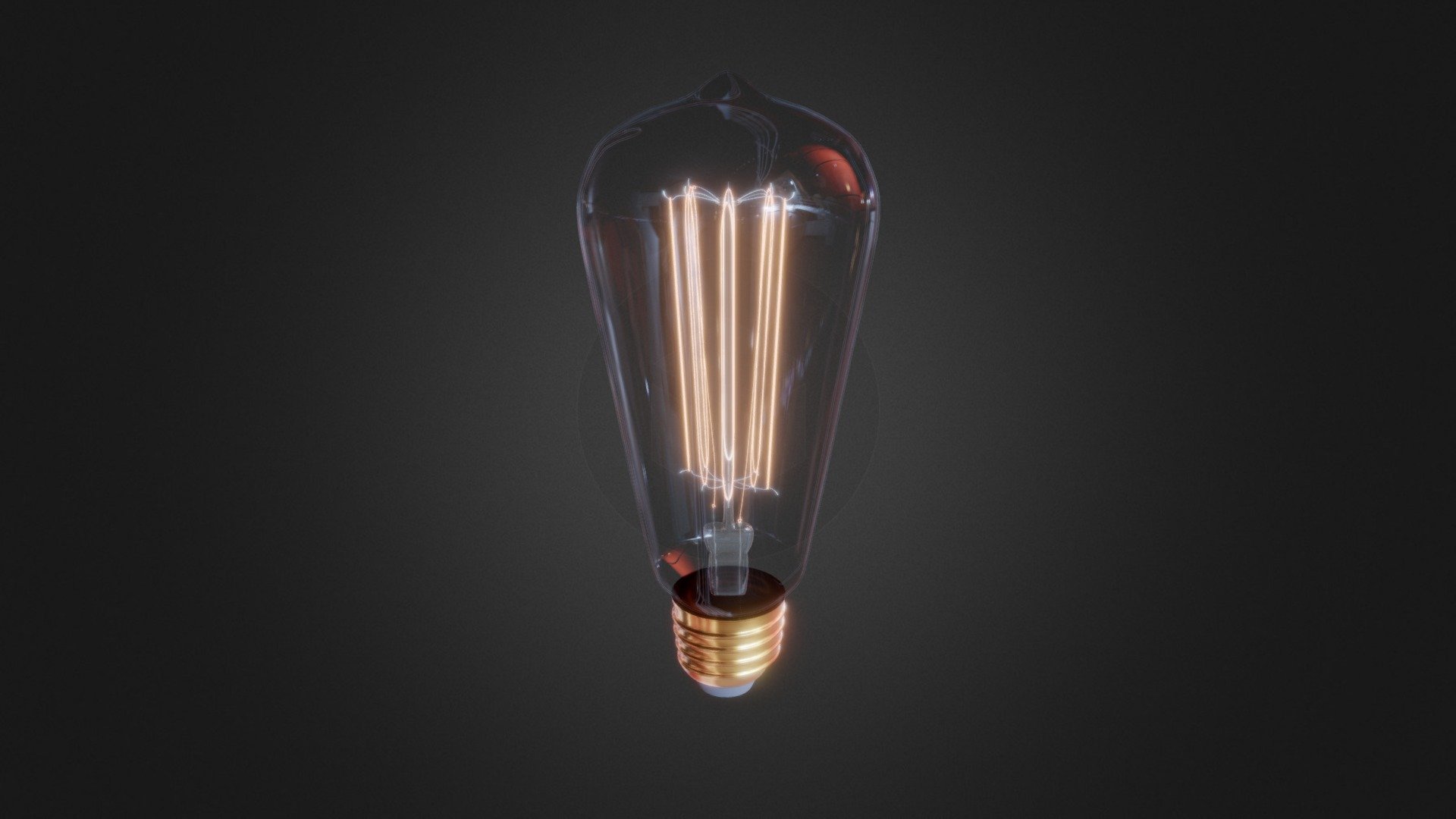 Just a Bulb :)

i went to a resturent and got inspired with the lighting so i had to model it hope you guys like it - Edison Bulb - 3D model by cgworkers 3d model