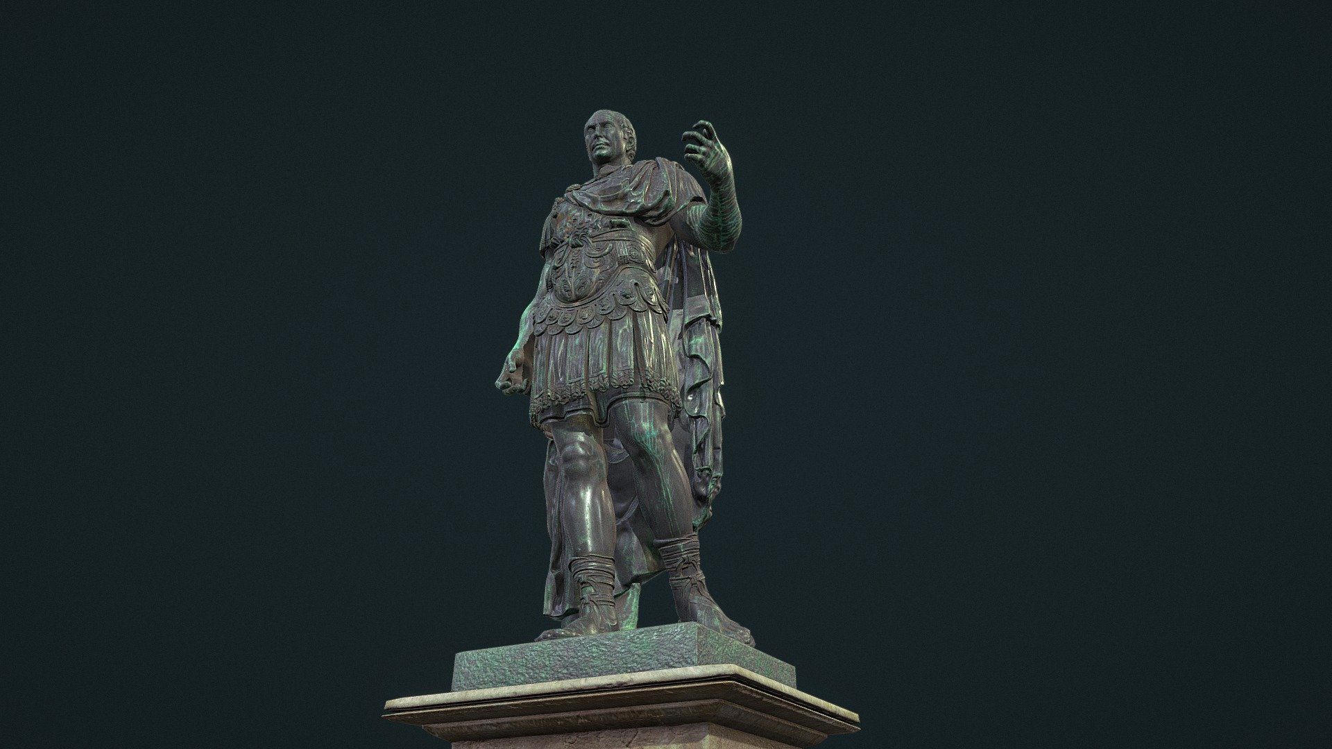 Hi All
This model is inspired by The Bronze Statue Of Roman Emperor Julius Caesar in Rome Italy,
Hirez done in zbrush and texture done using photoshop and substance.
The hirez screenshot is in my blog 
Thanks - Ceaser Statue - 3D model by hellboy_hunts 3d model