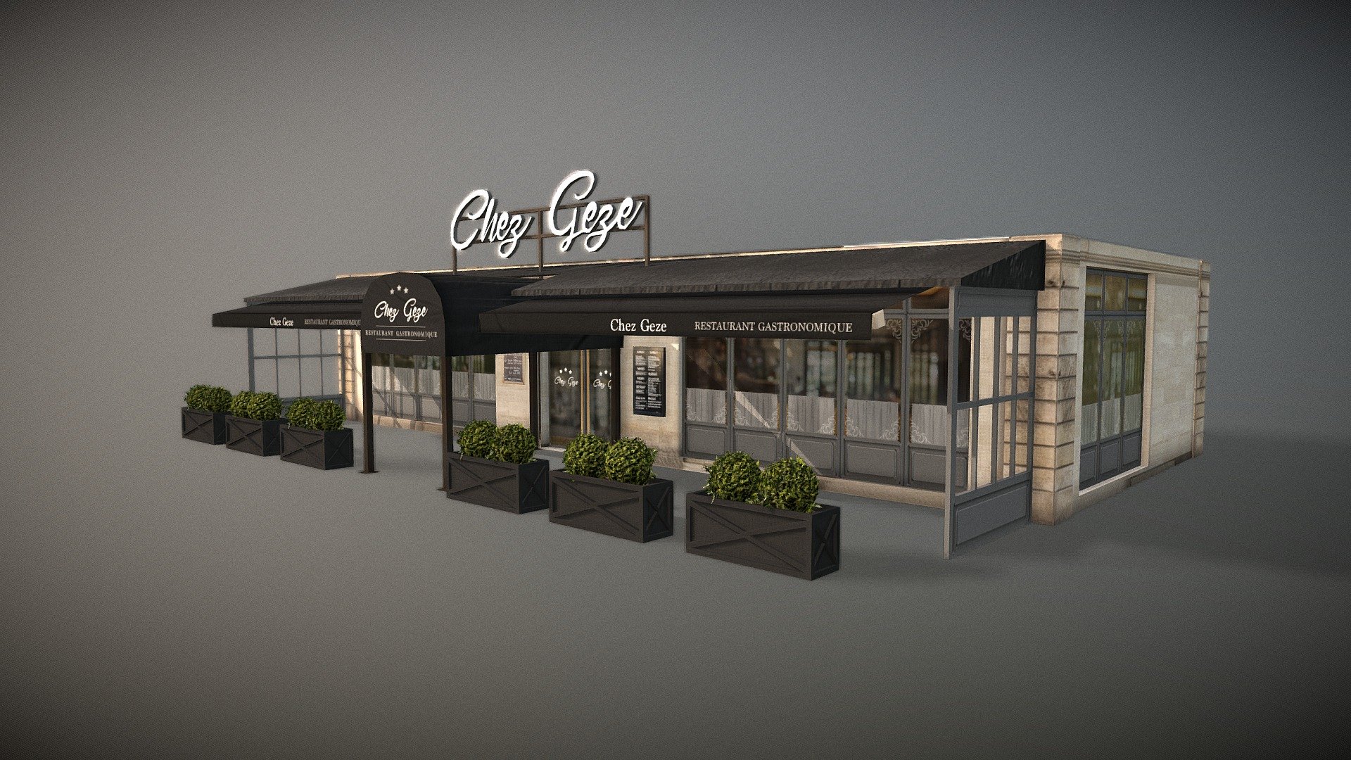 French restaurant
Asset for Cities: Skylines - Chez Geze - Buy Royalty Free 3D model by Gruny (@grunystudio) 3d model