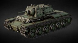 KV1-E WW2 Tank ww2, soviet, tank, kv, soviet-weapon, military