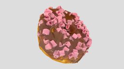 Chocolate Donut 🍩 food, baking, prop, fry, cook, breakfast, bake, brown, pink, sugar, chocolate, snack, delicious, props, sweet, cooking, dessert, tasty, bakery, sweets, pastry, fried, gasstation, snacks, frosted, gas-station, environment-assets, pastries, frosting, junkfood, photogrammetry, asset, scan, environment, polycam, deepfried, deepfry