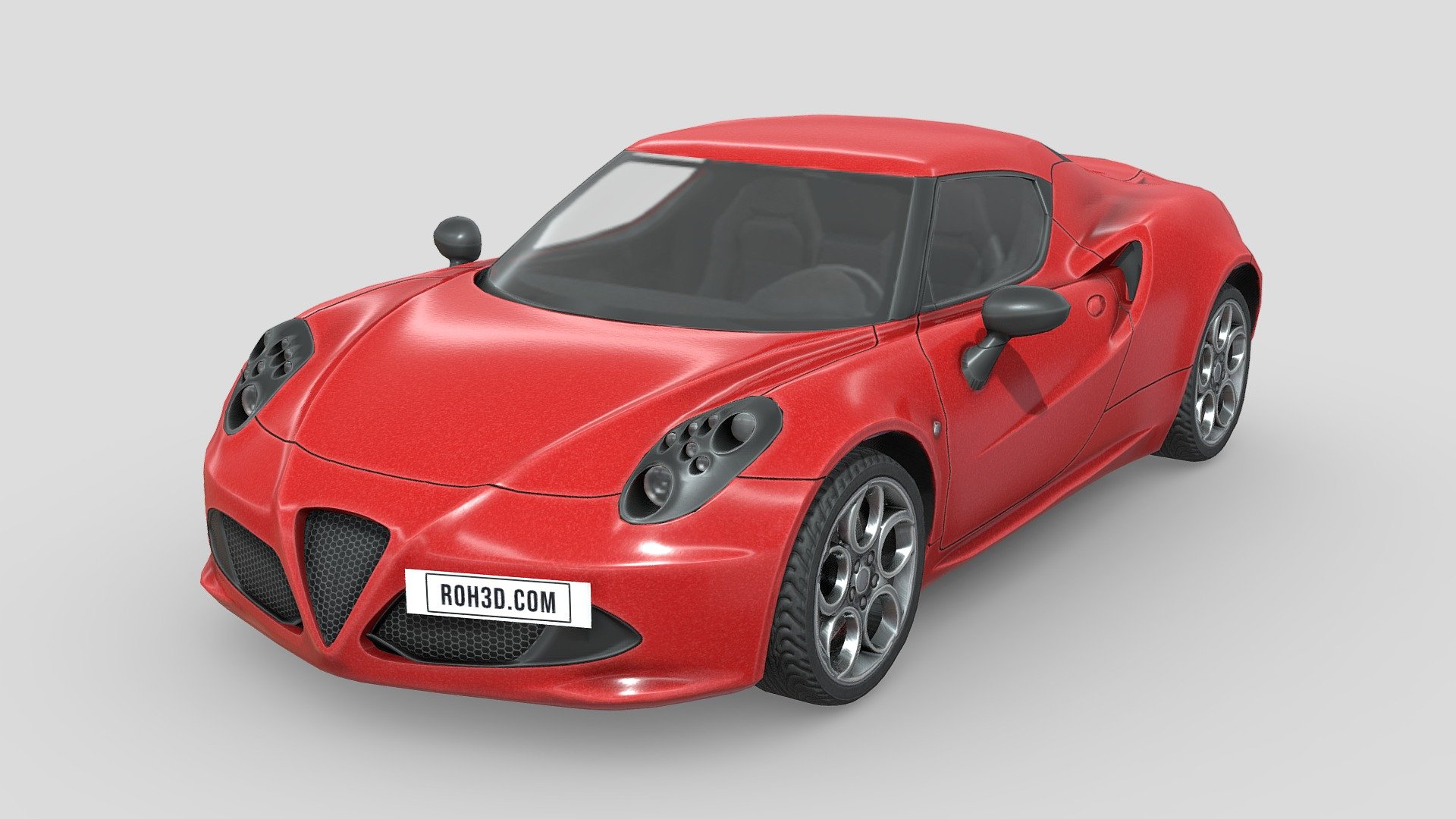 The Alfa Romeo 4C (Type 960) is a mid-engined sports car produced by Italian car manufacturer Alfa Romeo. Unveiled at the 2013 Geneva Motor Show, the 4C was initially only available as a coupé, with a spider body style coming a few years later in 2015. The name 4C refers to the four-cylinder engine.

The Alfa Romeo 4C Concept is a two-seater, rear-wheel drive coupé with technology and materials derived from the Alfa Romeo 8C Competizione, with a 1750 cc turbo petrol engine with direct injection, the &ldquo;Alfa TCT