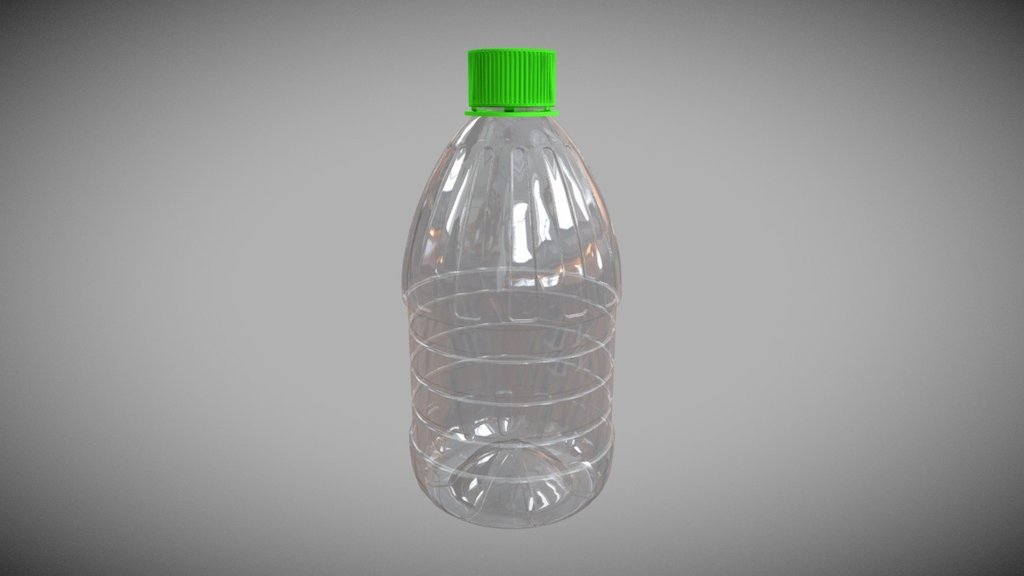 Transparents Experiment - Bottle A - Download Free 3D model by Francesco Coldesina (@topfrank2013) 3d model
