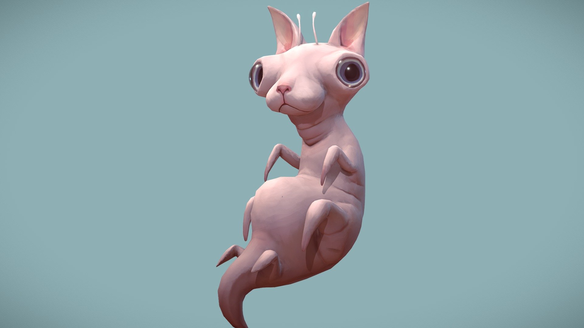 Based on an awesome concept by Tooth Wu: https://www.artstation.com/artwork/NGaQaz - CAT? - 3D model by Forild 3d model