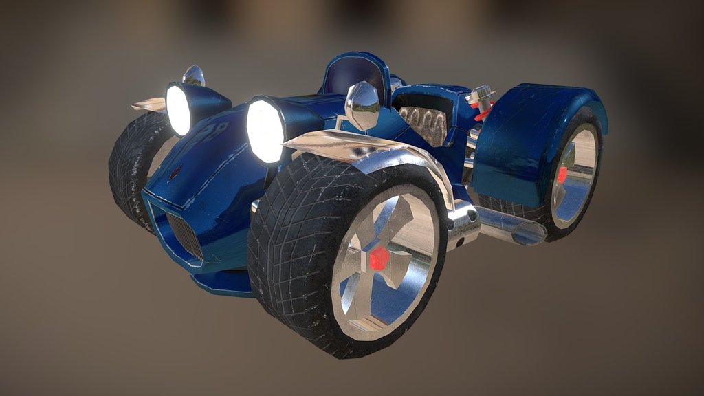 Here is the kart of Biff from the game &ldquo;Street Racer