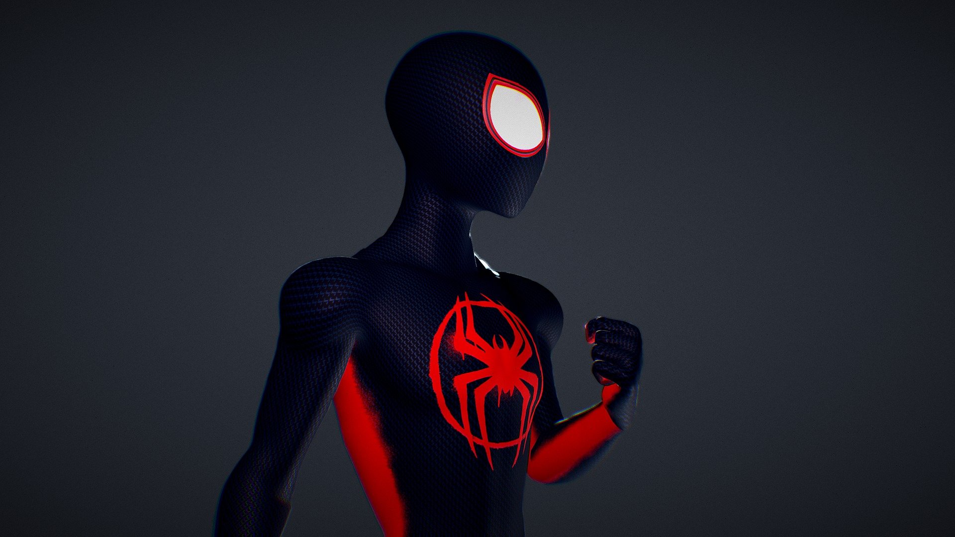 Welcome to my 3D model of Miles Morales, the iconic character from Spider-Man! Using Blender, I have dedicated time and energy to create a faithful representation of Miles, inspired by the film and his unique personality.

However, I also wanted to infuse my own personal touch into my work by adding elements of my artistic style, making the interpretation of Miles even more unique. I have emphasized specific details such as muscular definition and dynamic posing to enhance his character and energy.

I hope this model captures the attention of Spider-Man enthusiasts and 3D art lovers alike.

Thank you for your support and appreciation. If you have any questions or comments, feel free to share them!

**UPDATE: ** I have added the blend file, ensuring that the rig works properly 3d model
