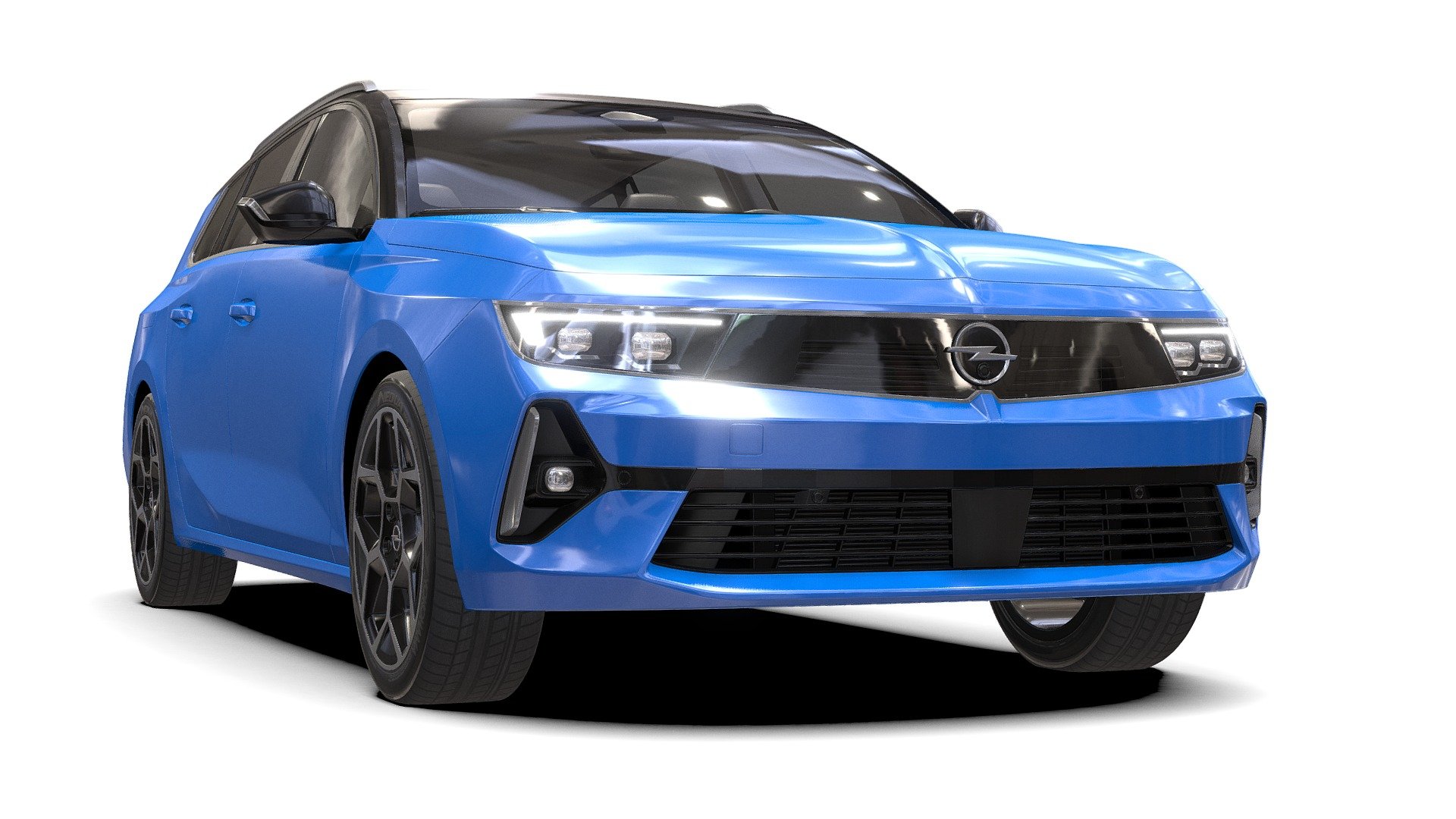 Opel Astra Sports Tourer 2022 - 3D model by autoactiva 3d model