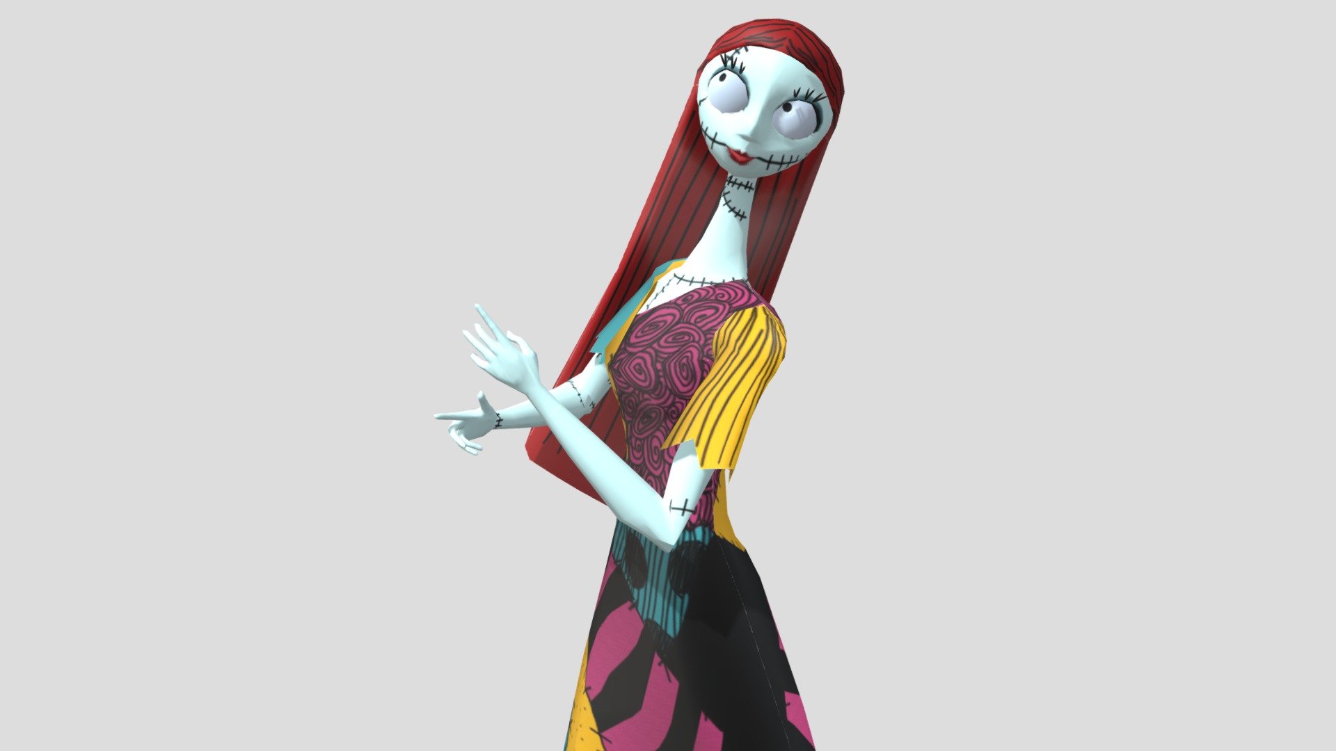 Sally pose - 3D model by colinmaya 3d model