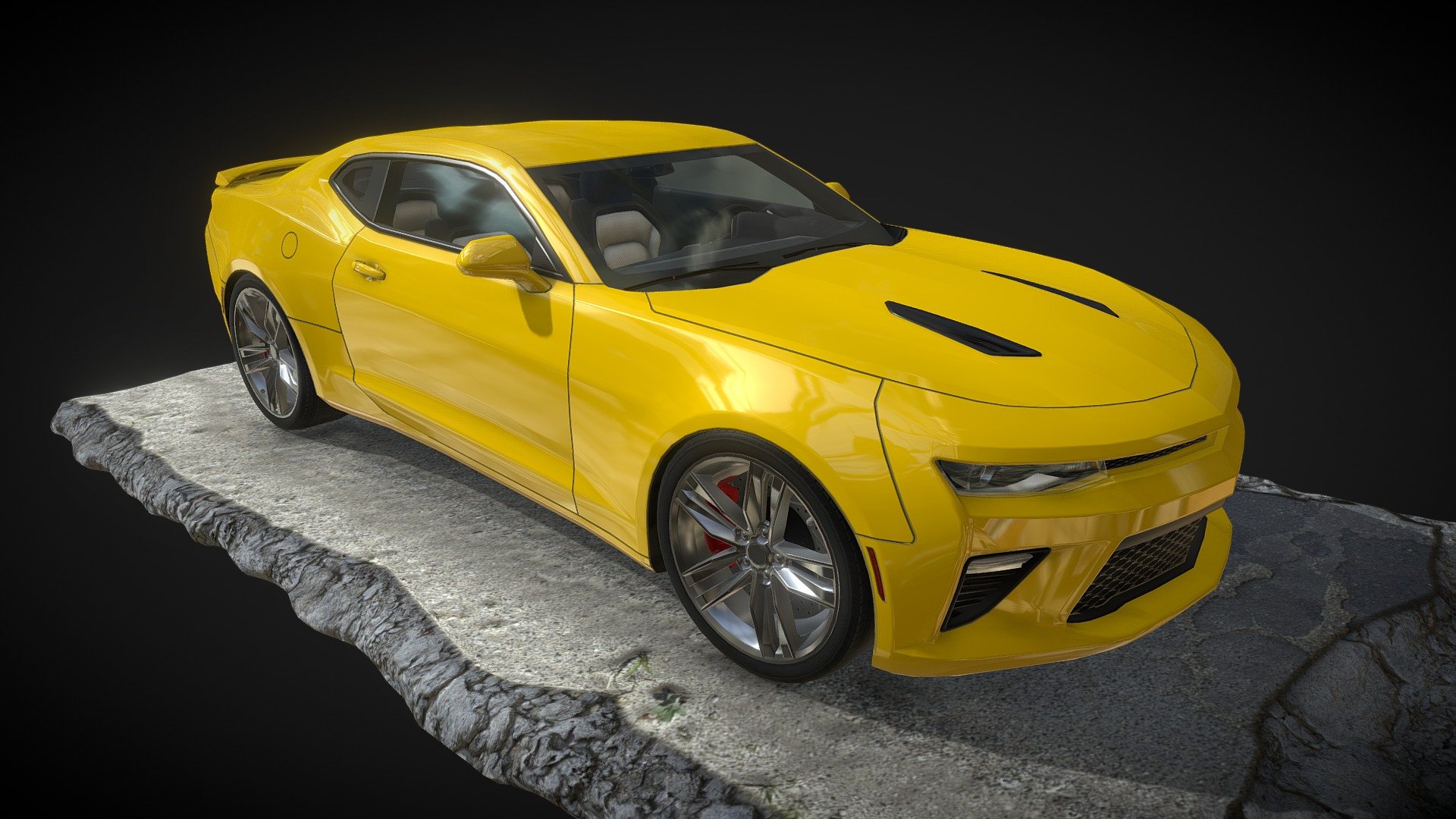 Chevrolet Camaro SS - 3D model by Devsanterr 3d model