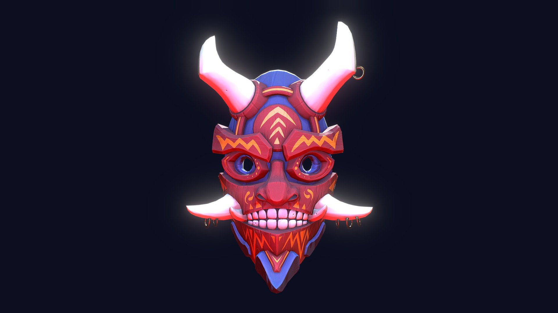 Hey! Been a long time since I made a post~
Here's a mask I made inspired by my trip to the Australian Museum where I got to see all kinda of cool different masks from various cultures! - Ceremonial Mask - 3D model by Eriction (@erictahiri) 3d model