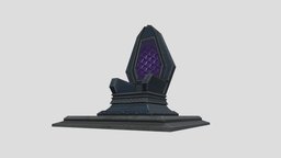 throne low poly