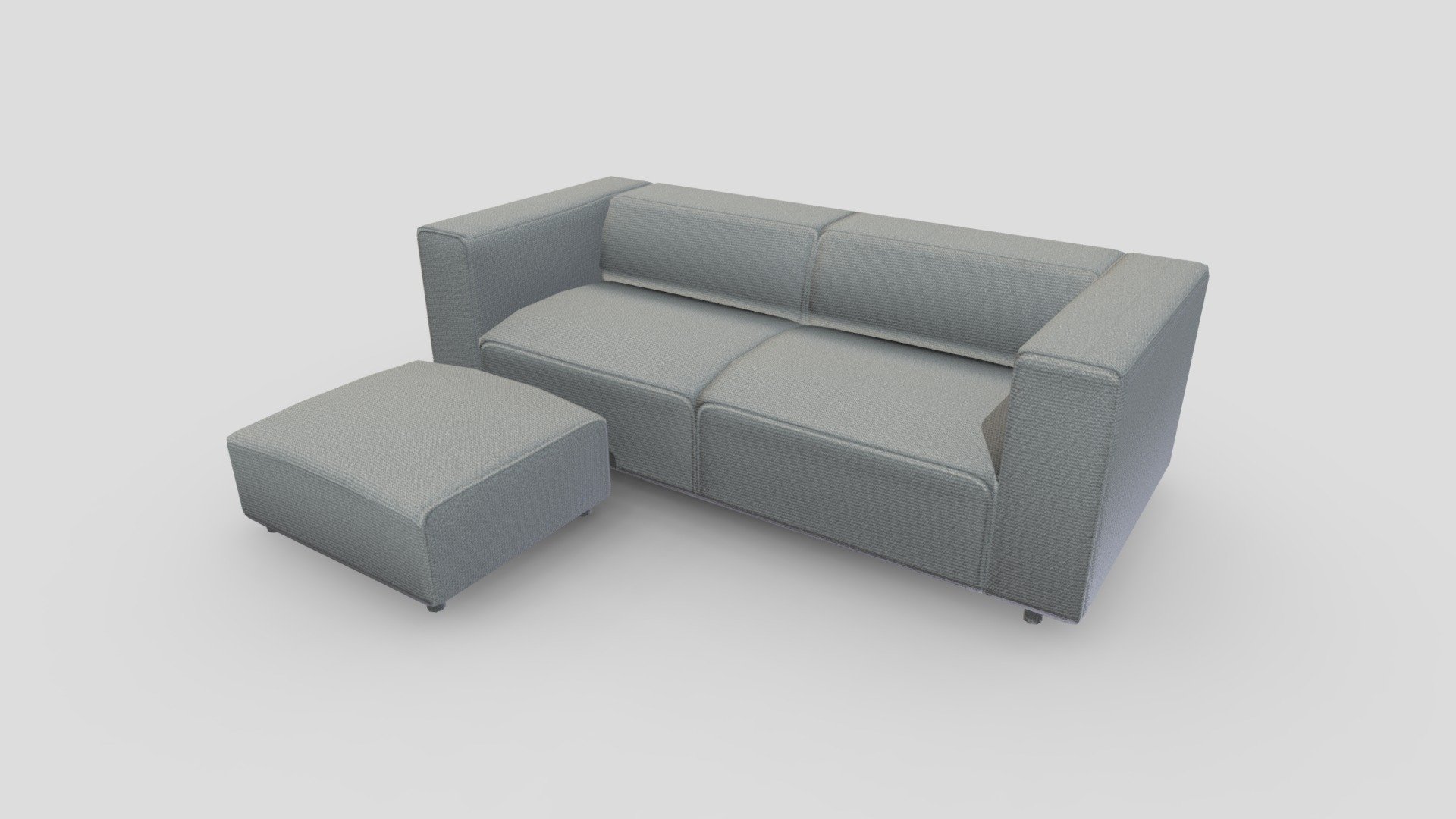 Low poly sofa booconcept carmoo, nice geometry and surface flow.

Plase visit our low poly 3d asset store: lowpolyhuman.com - Low Poly Sofa - BooConcept Carmo - Download Free 3D model by ROH3D 3d model