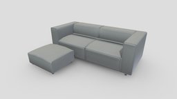 Low Poly Sofa modern, sofa, sitting, minimalis, furniture, furnishing, seating, chair, interior
