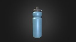 Very simple water bottle waterbottle, bottle, container
