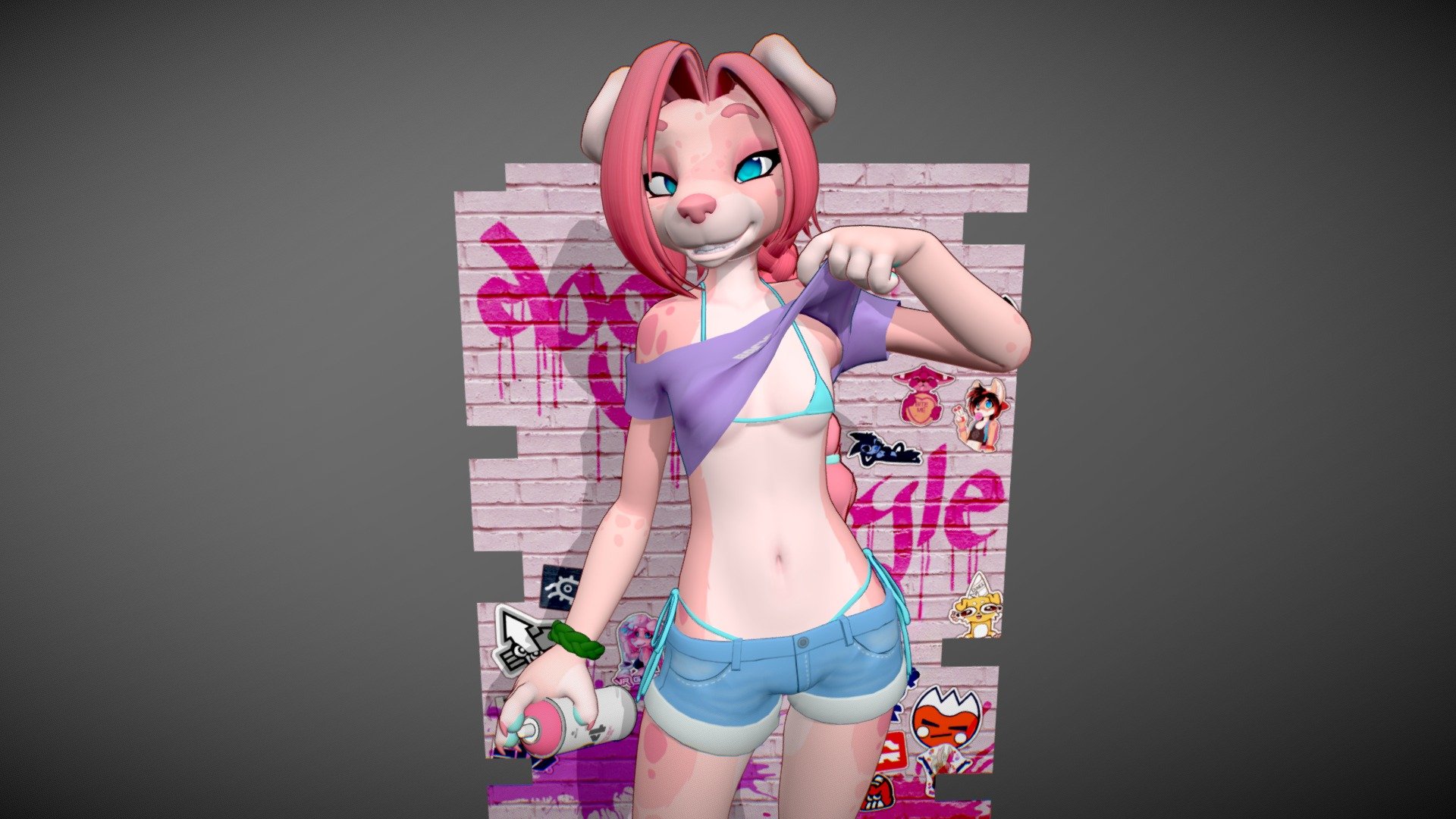 one of my Main OC's featuring in my Comic High Scores https://rb.gy/f2p2v

this particular pose and outfit was designed for a 3D printed figure coming SOON - Chloe (OC) - 3D model by kayla fox (@kaylafox) 3d model