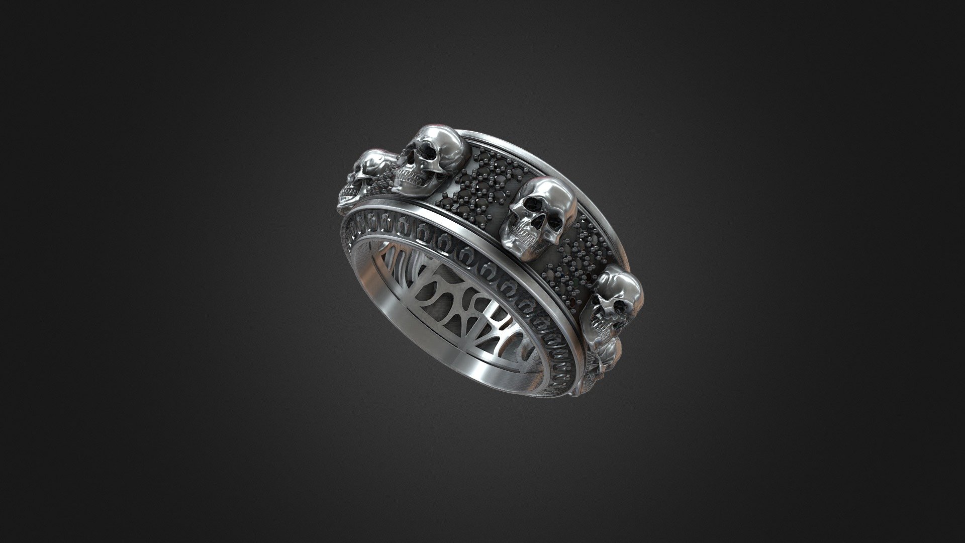 829 - Ring - 3D model by Lizardsking 3d model