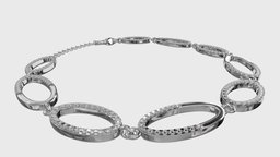 Bracelet silver, gems, jewerly, pretty, glare, light, bracelet