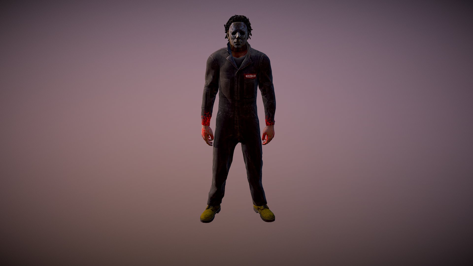 Basic Beta Outfit For Halloween The Boogey Man Returns First Verson Michael Myers Outfit 3d model