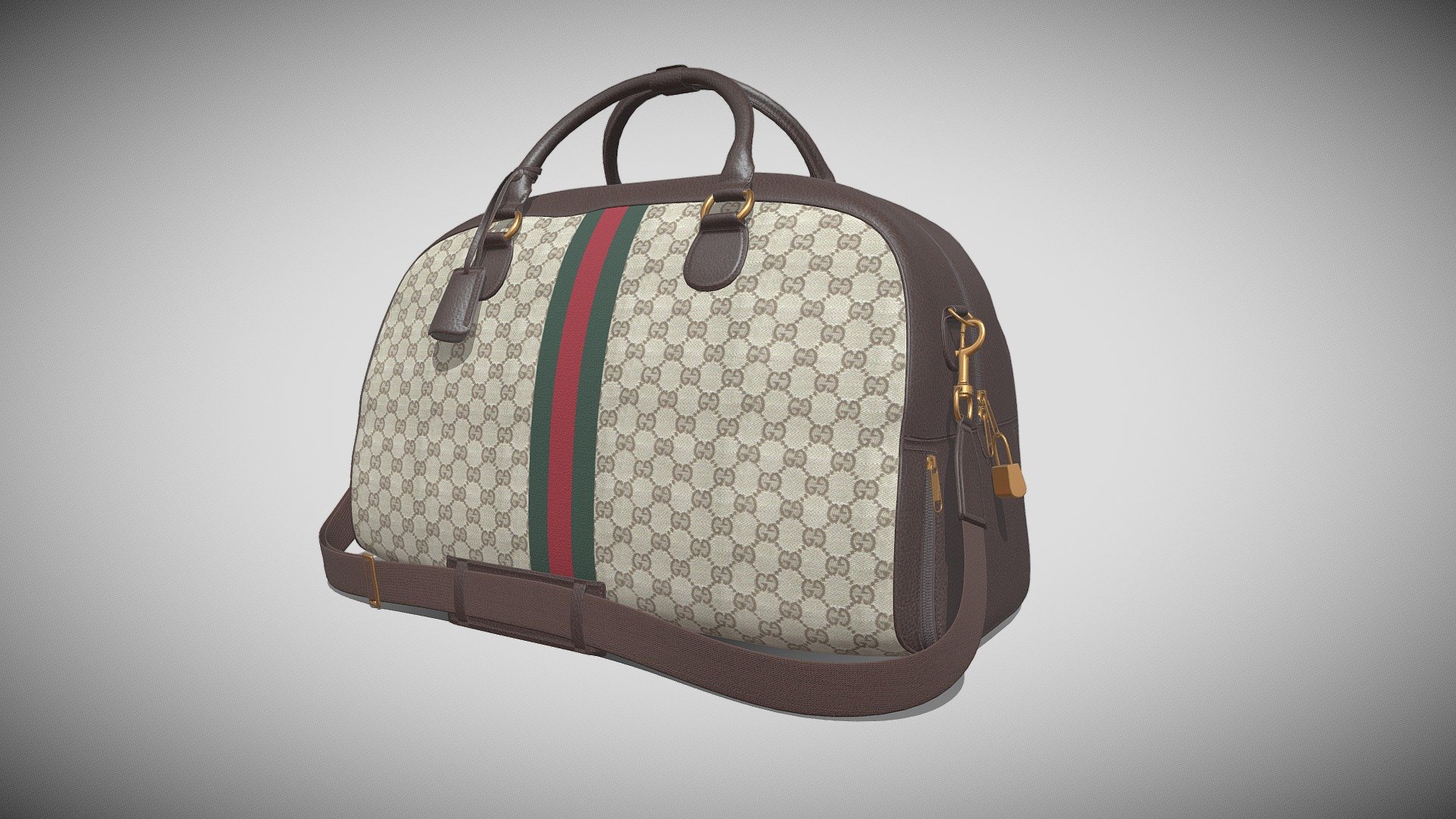 LEATHER GUCCI TRAVEL BAG 

https://www.artstation.com/a/30142364

To increase the speed of each artist in all tasks, we need a library of suitable models for various purposes. In this package, we prepared high-quality low-poly asset including Bag, PBR textures 
The model has a standard quad topology that makes it easily editable if needed. The model has proper UVs ready for the baking process. Models can be used in all 3D software and render engines. Avatar: 

Available formats: Fbx Obj

After purchasing this product you will get the following:

Low poly 3d model including Shoes PBR Texture 4096*4096 - LEATHER GUCCI TRAVEL BAG - 3D model by s.javadhashemi 3d model