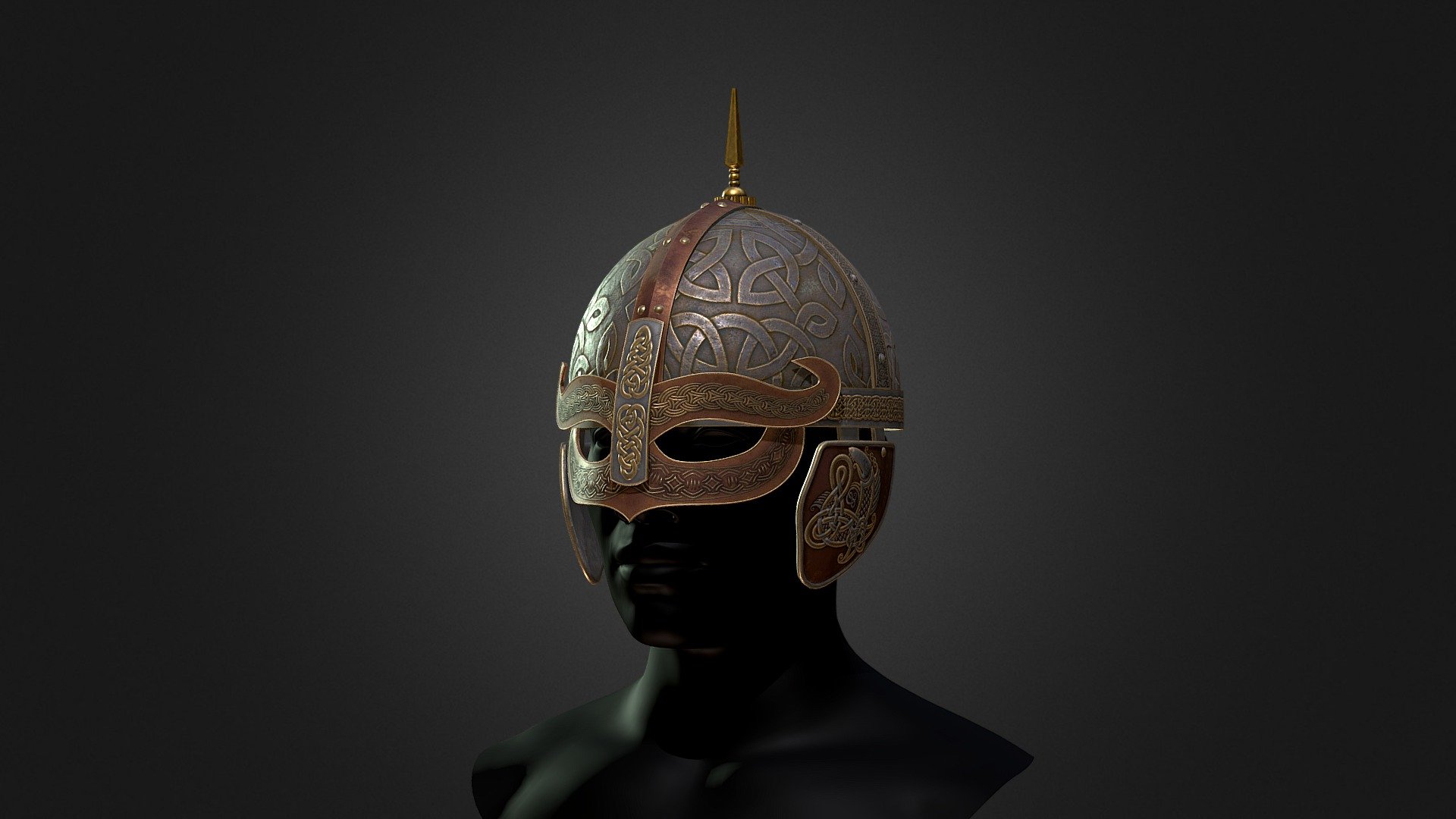 Viking Helmet 1192 - Buy Royalty Free 3D model by shah_max 3d model