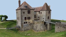 Château La Gadelière chateau, drone, dronemapping, photogrammetry, scan