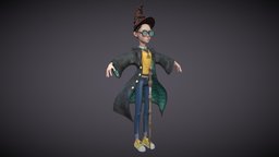 Harry Potter from Slytherin 3dcharacter, marmoset, harrypotter, slytherin, harrypotterfanart, substancepainter, maya, zbrush, 3dmodel