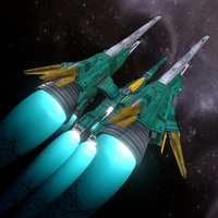 R GRAY0 HD　Lock-on-Laser Fire Animations mechanic, fanart, fighter, videogame, spacecraft, shmup, videogameart, taito, weapon-sci-fi, raystorm, 3dsmax, vehicle, sci-fi, animation, spaceship
