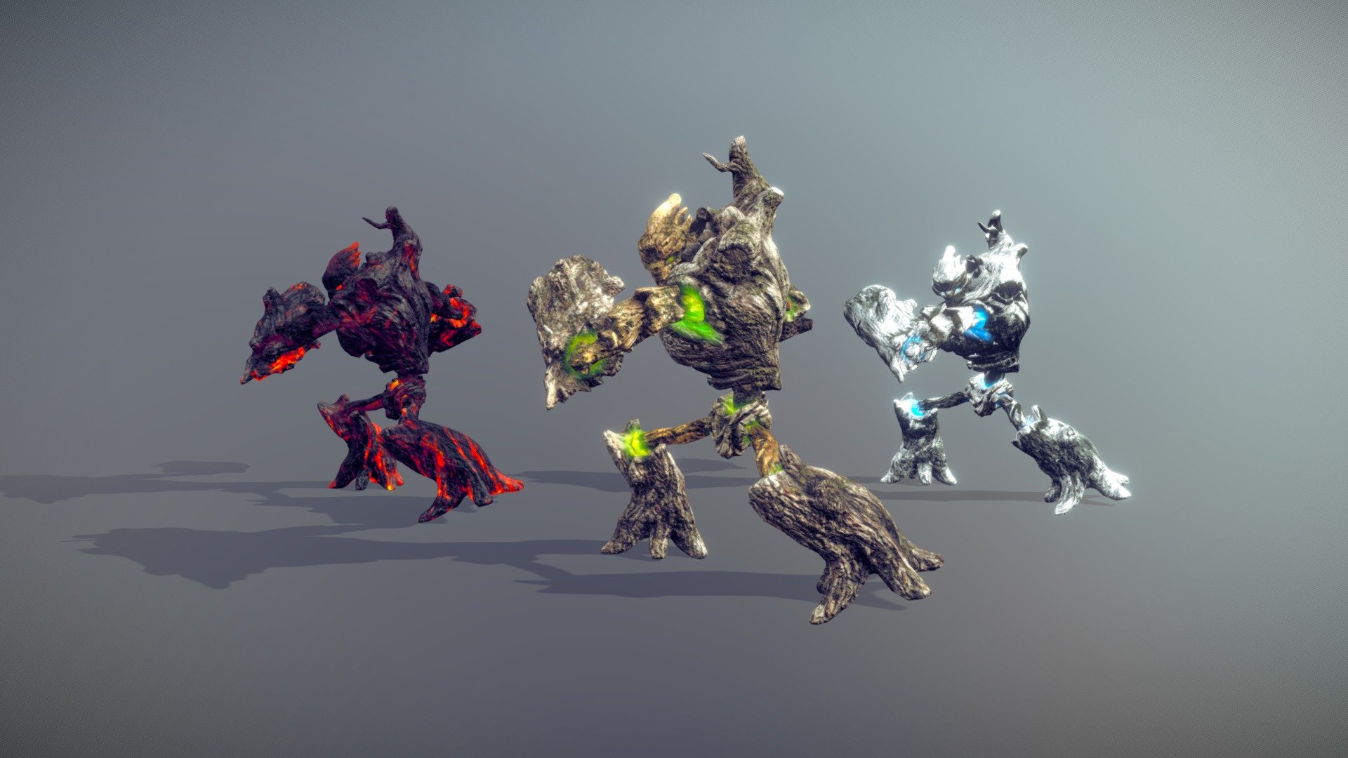 Forest Golems #2 to Populate your fantasy world.

It is part of a Pack of 4 Forset Golems Ready to be used on any Game Engine (Unity, Unreal)


⭐IMPORTANT⭐


The Source files include the Entire Forest Collection so you need to buy it one



Check the Full Forest Golem Colection:
https://sketchfab.com/malbers.shark87/collections/forest-golems-by-malbers



If you need the Unreal and Unity Projects please write to me: malbers.shark87@gmail.com


ADDITIONAL LICENSE

The following custom license applies to this asset in addition to the EULA.

END USER will be prohibited from using the asset license for the following products:




Creation &amp; Trading of Non-Fungible-Tokens (NFT) and/or use in Blockchain-based projects or products.

Creation of content for Metaverse related and/or Game creation software and products.

3D printing for commercial use.

Remix, transform or build upon the material, and re-sell the modified material.
 - Forest Golems 02 - Buy Royalty Free 3D model by Malbers Animations (@malbers.shark87) 3d model