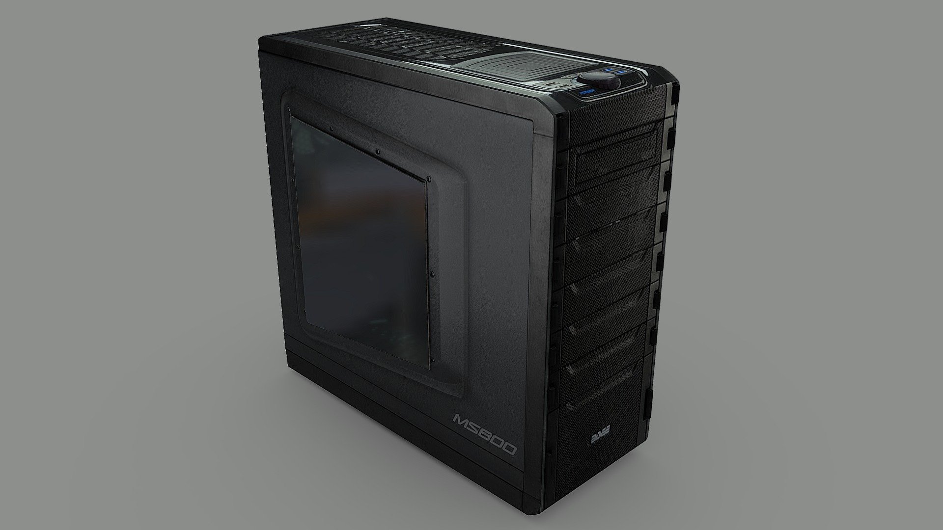 A Personal Computer Casing 3d model