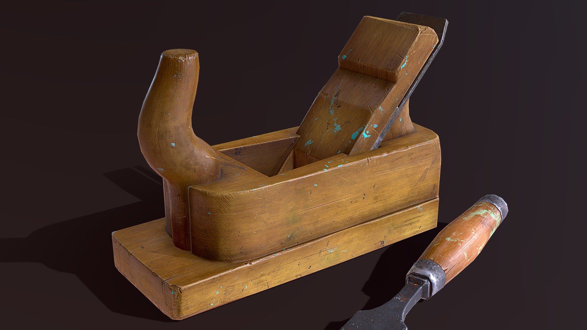 Models of the woodworking tools created in Blender, texturing - Substance Designer and Substance Painter. Project on my Artstation https://www.artstation.com/artwork/Po589B - Woodworking Tools - 3D model by kbohush 3d model