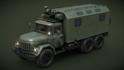Soviet Army Command Vehicle truck, soviet, army, post, russian, zil, command, 4k, russia, old, 131, ussr, chernobyl, ukraine, game, vehicle, pbr, mobile, military, war, noai, kshm