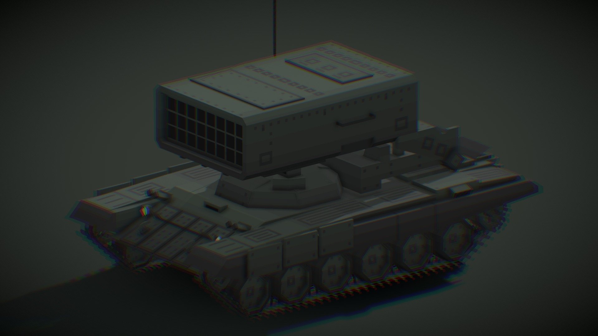 TOS-1A - Russian weapon system designed to disable lightly armored and automotive vehicles, arson and destroy buildings and structures with a volumetric explosion, as well as destroy enemy personnel located in open areas 3d model