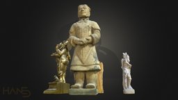 Asian Scans Pack #1 bronze, photorealistic, asia, god, china, carving, asian, collection, india, brass, statue, thai, deity, storescanchallenge, pbr, 3dscan, stone