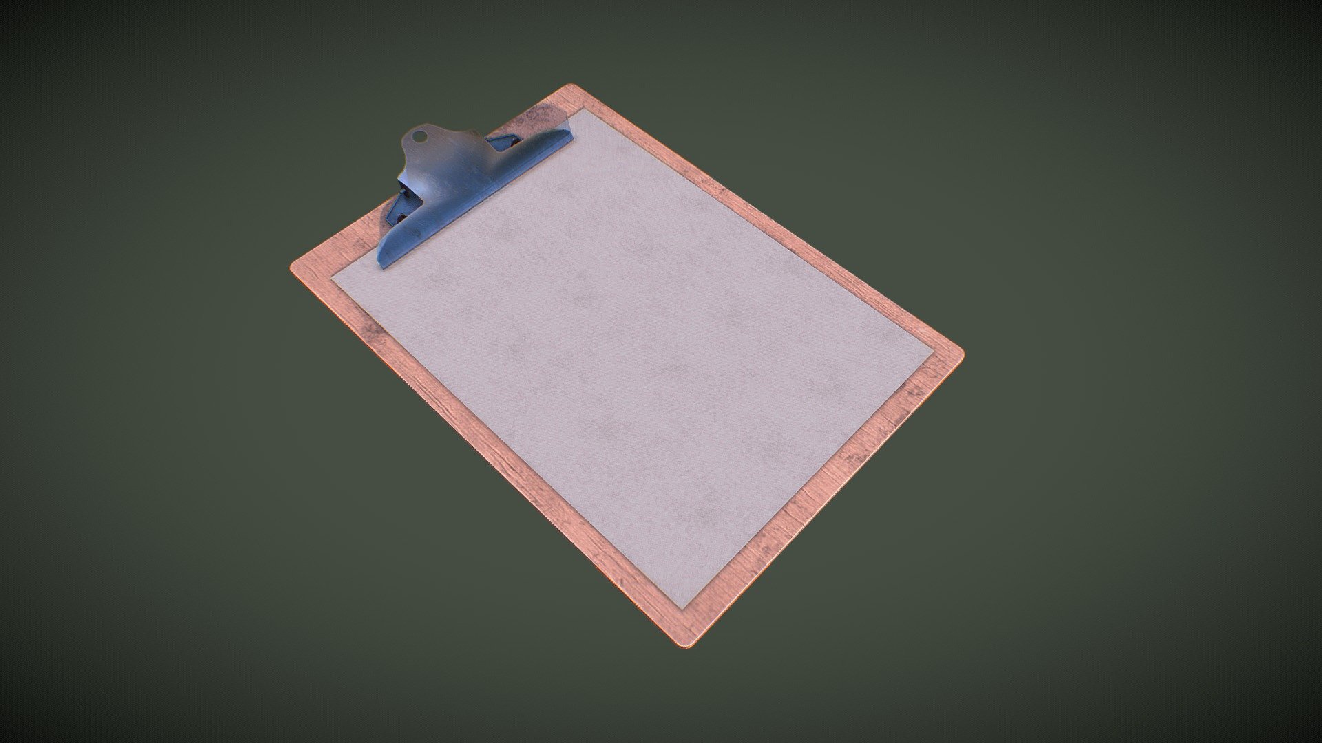 A simple clipboard. Not sure what else to say about it! - Clipboard - Download Free 3D model by Cookie (@cookiepop) 3d model