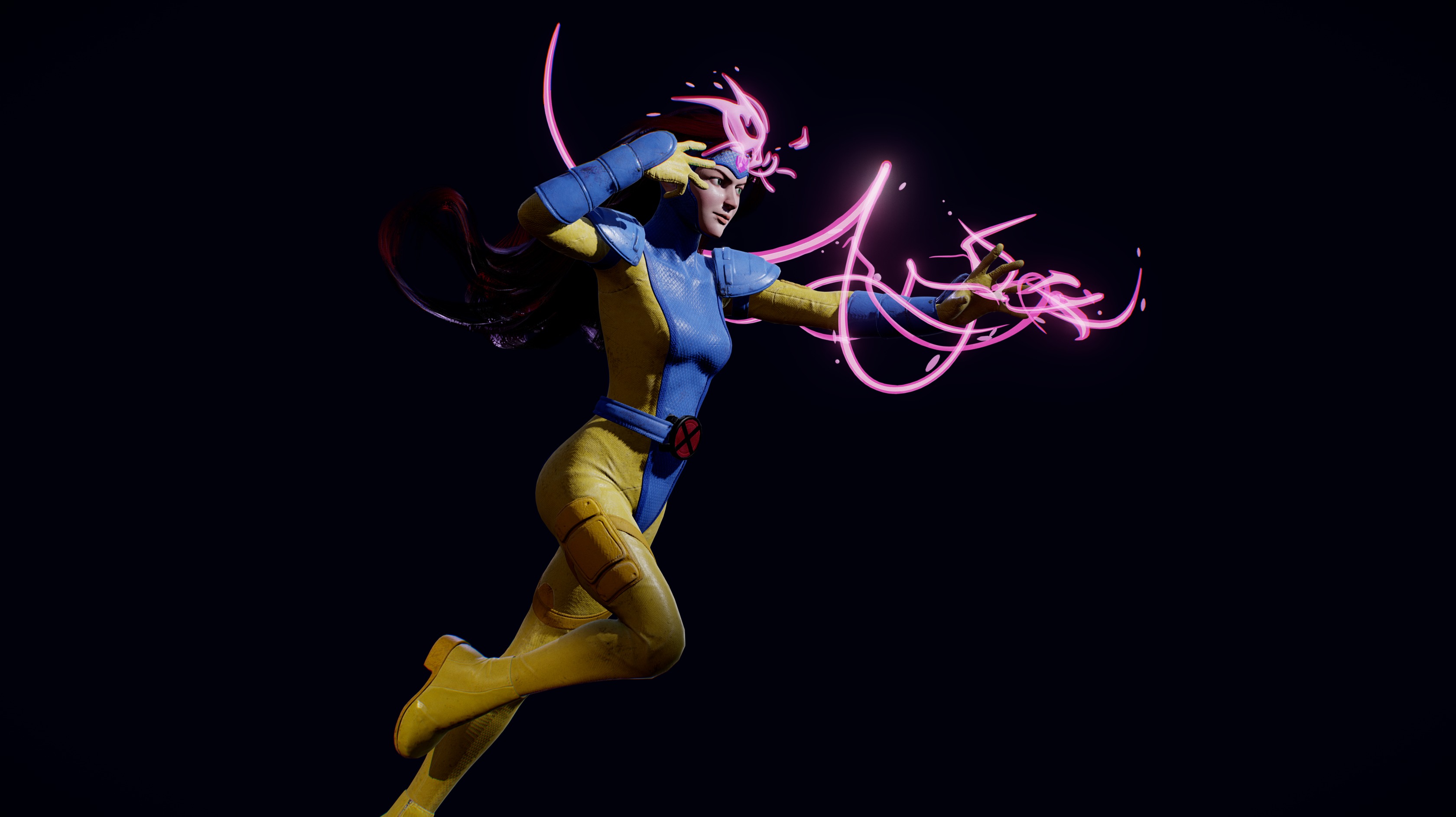 A sculpt of the 90s Jean from the animated X-men tv series 3d model