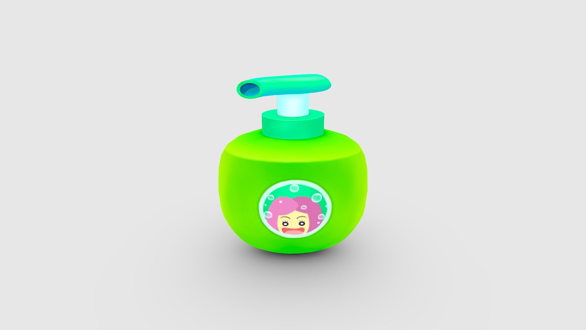 Cartoon Shower Gel - shower jell - bath lotion Low-poly 3D model - Cartoon Shower Gel - shower jell - bath lotion - 3D model by ler_cartoon (@lerrrrr) 3d model