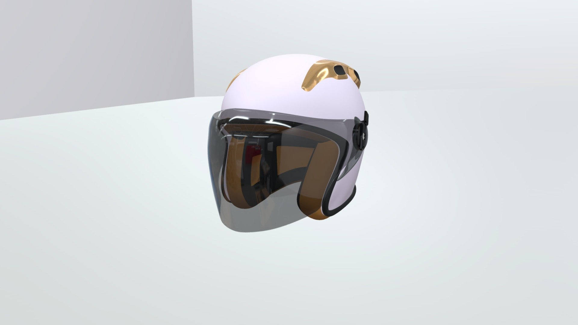 3D Helmet for bikers, ordinary design and simple, design with blender - Astra Ordinary Helmet - Download Free 3D model by amboakara 3d model
